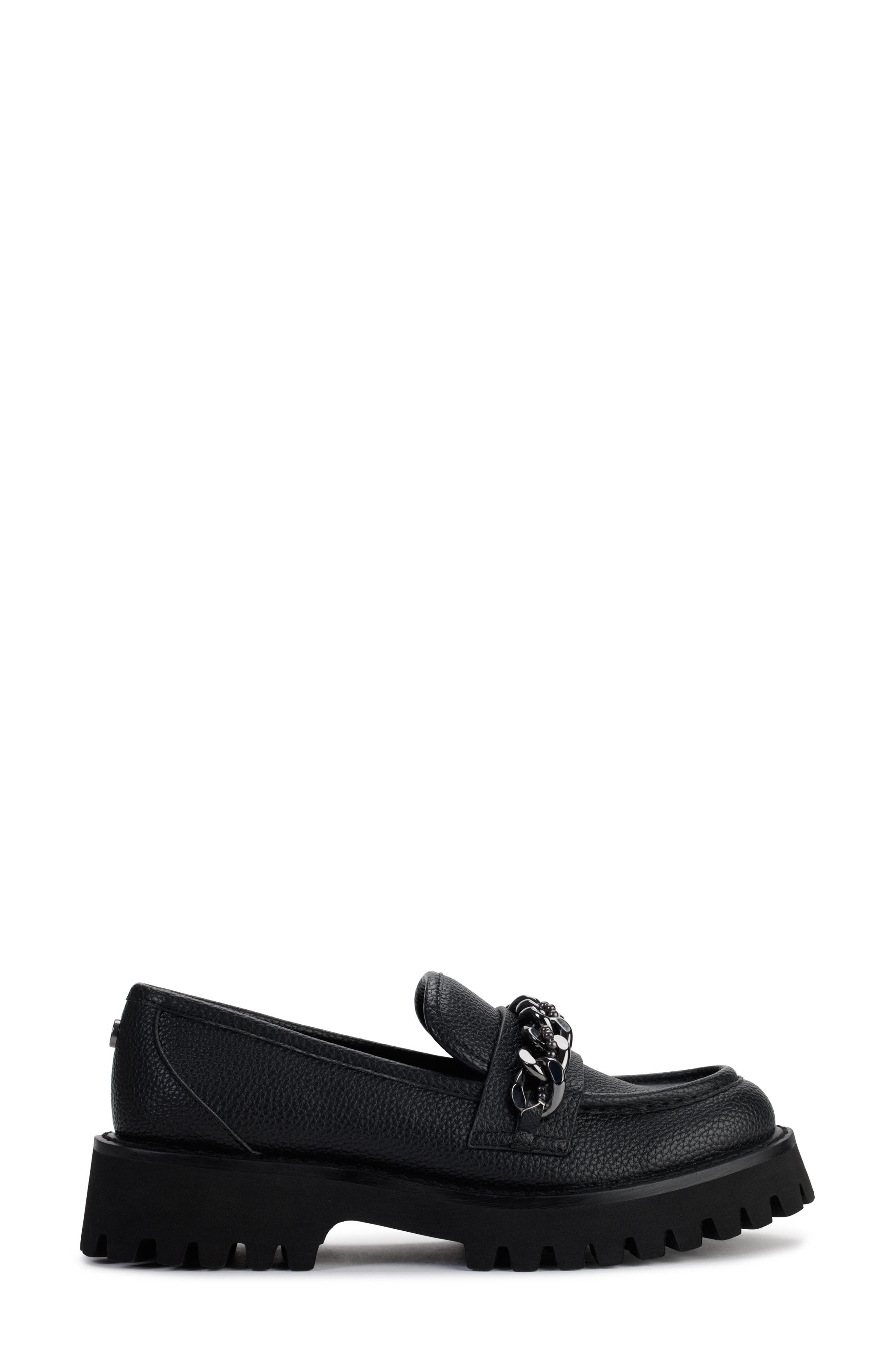 KARL LAGERFELD PARIS Gala Lug Chain Loafer, Alternate, color, 