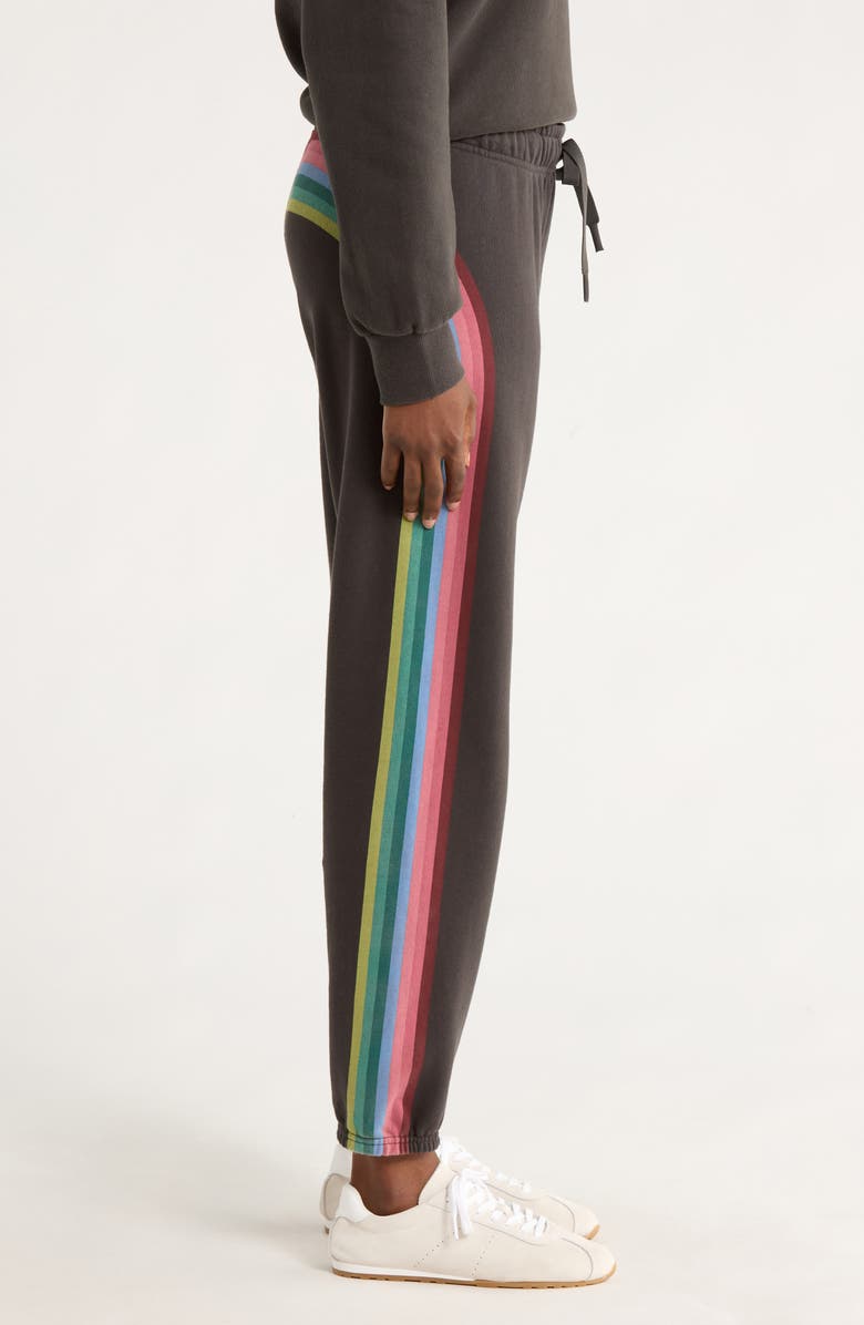 Marine Layer Cloud Nine Cotton Blend Fleece Joggers, Alternate, color, Faded Black