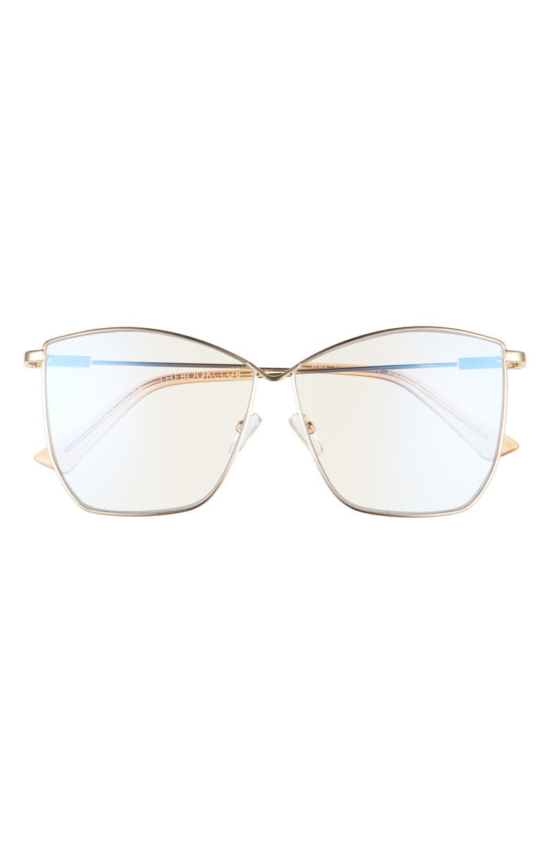 The Book Club Wry Centrality 2.0 60mm Optical Glasses, Main, color, 