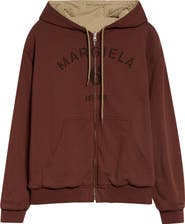 MM6 Maison Margiela Line 6 Logo Zip Hoodie