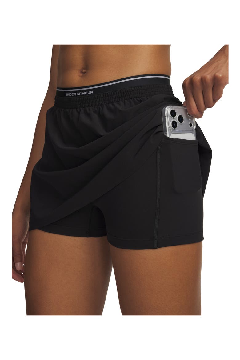 Vanish Performance Skort, Alternate, color, ULTIMATE BLACK / / MOD GRAY