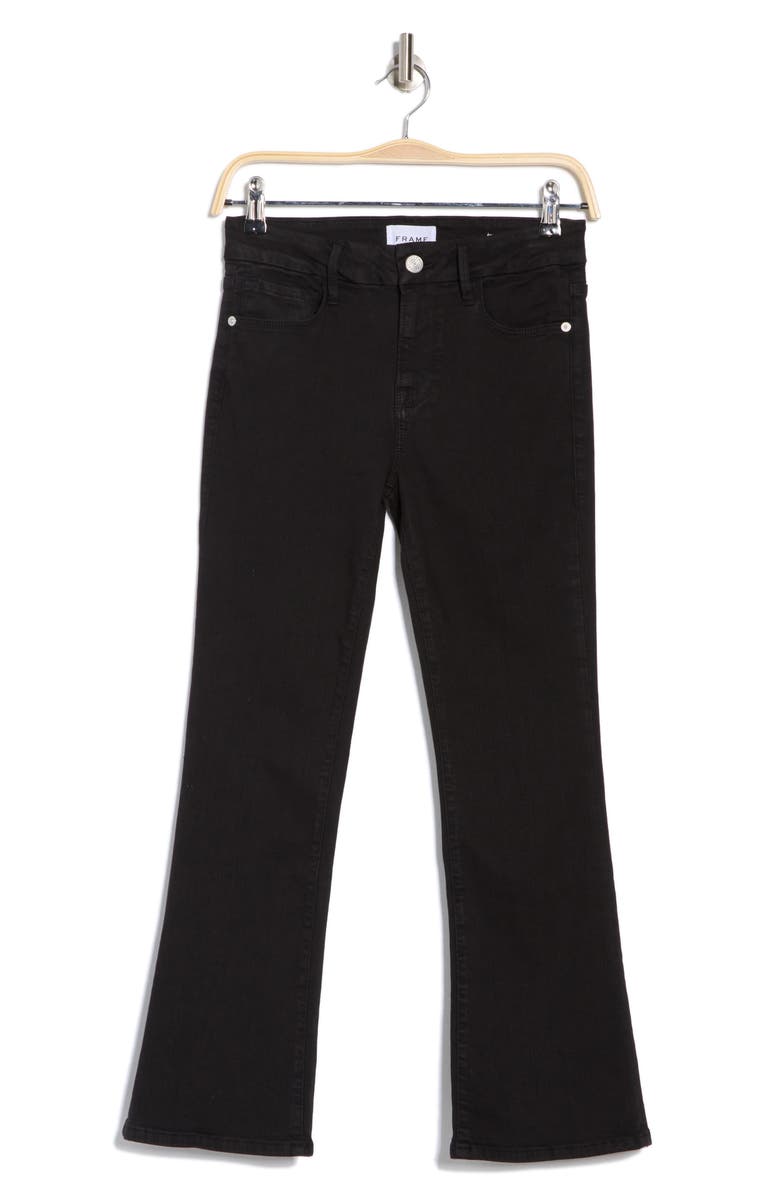 FRAME Le Crop Bootcut Jeans, Alternate, color, Film Noir
