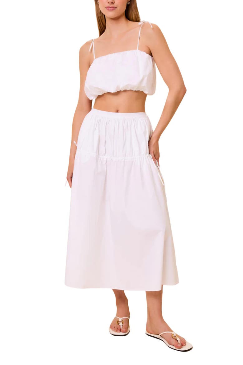 The Ivy Maxi Skirt, Alternate, color, OPTIC WHITE
