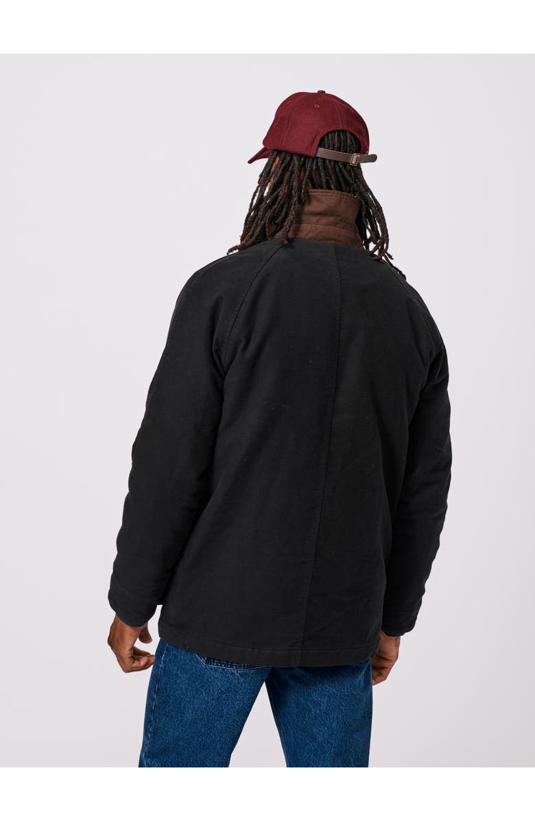 Aubin Bennett Moleskin Jacket, Alternate, color, Washed Black