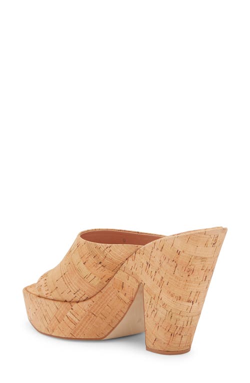 Jeffrey Campbell Enriched Platform Slide Sandal In Cork