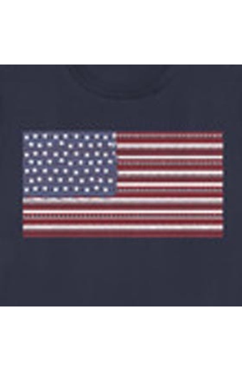 Lost Gods Women's Lost Gods Fourth of July Ornate American Flag Graphic T-Shirt, Alternate, color, Navy Blue