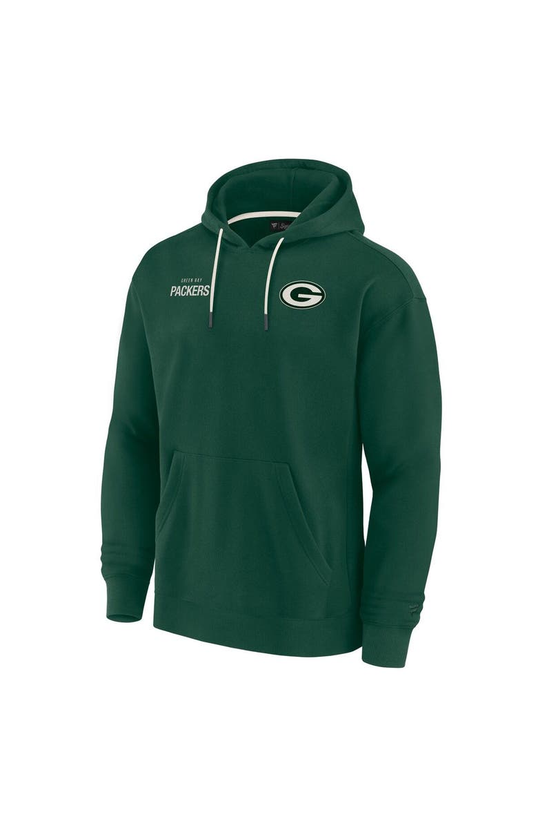 Fanatics Signature Unisex Fanatics Signature Green Green Bay Packers Elements Super Soft Fleece Pullover Hoodie, Alternate, color, Green