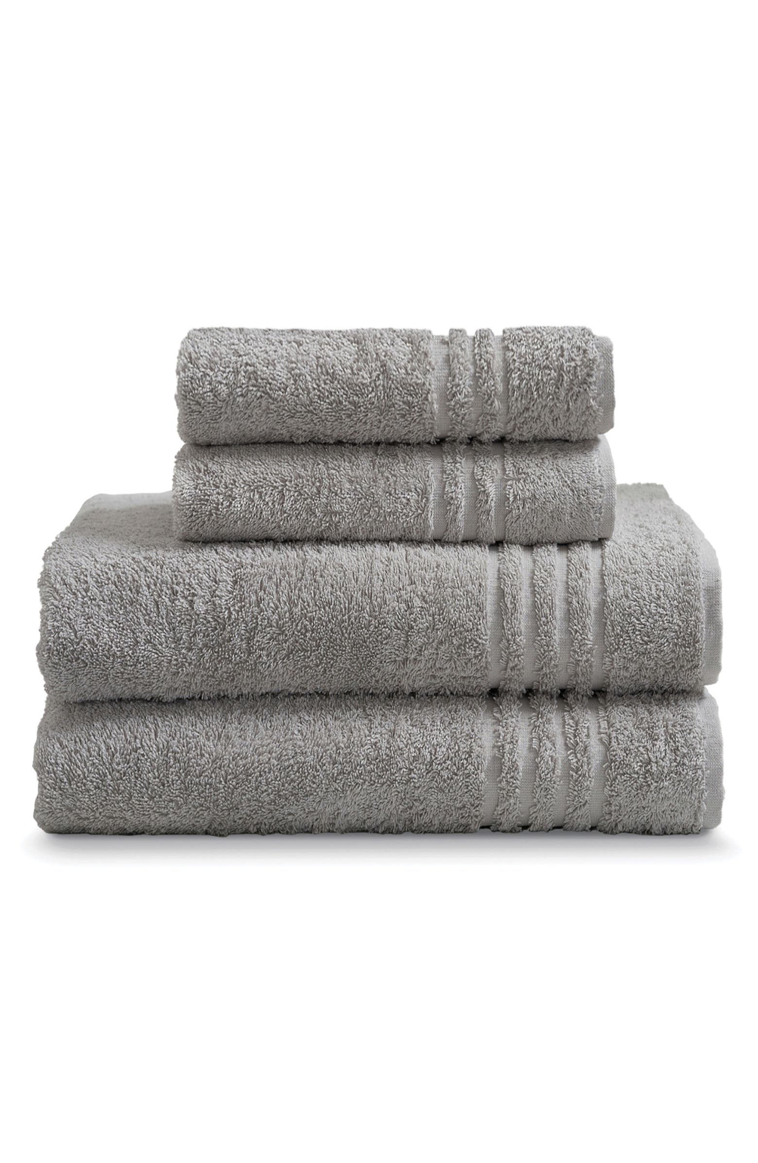 ELLA JAYNE HOME Solid Cotton 4-Piece Towel Set | Nordstromrack