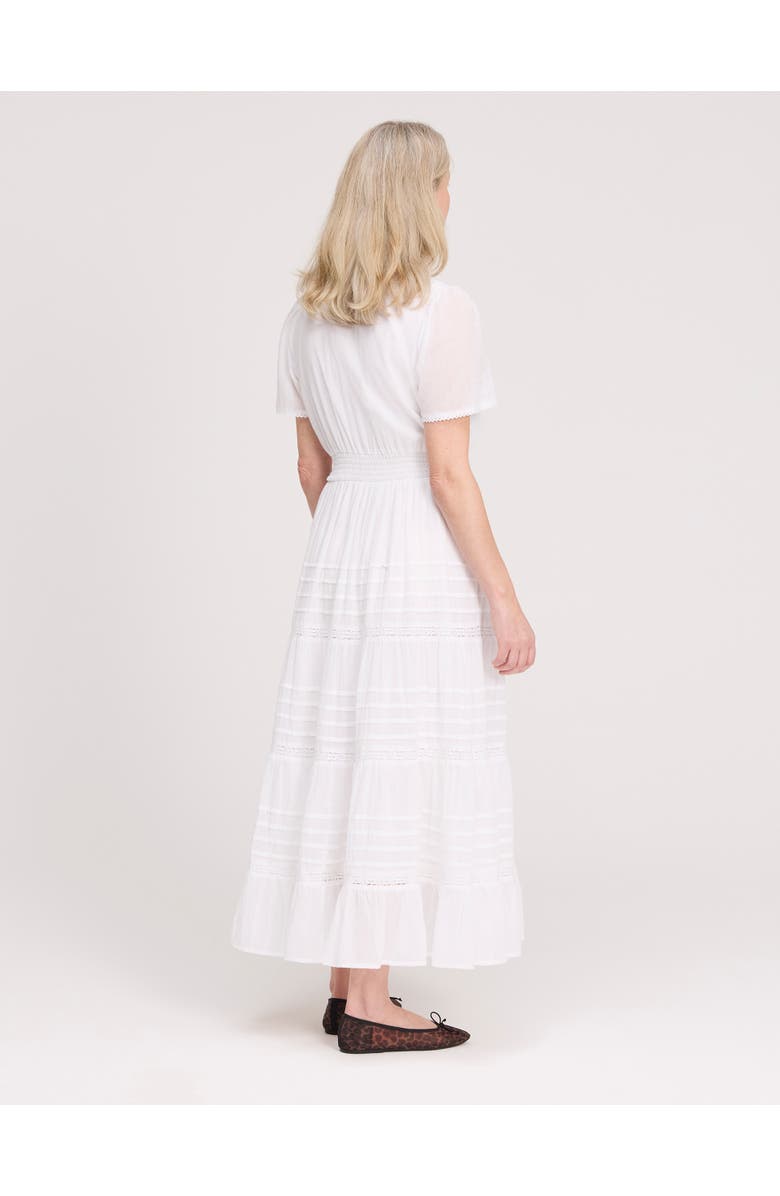 Finery London Juniper Short Sleeve Cotton Midi Dress, Alternate, color, 