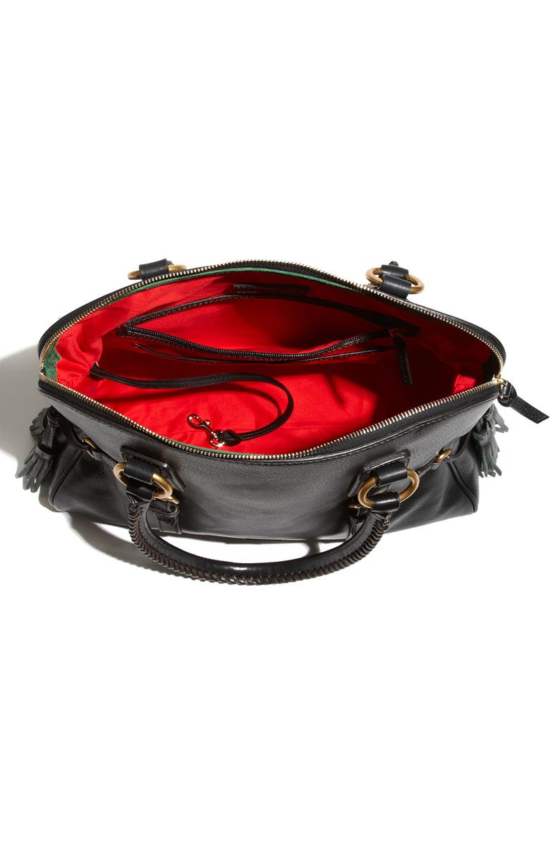 Dooney & Bourke 'Florentine Collection' Domed Leather Buckle Satchel, Alternate, color,