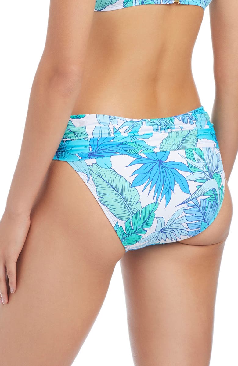 BLEU by Rod Beattie Sarong Hipster Bikini Bottoms, Alternate, color, 