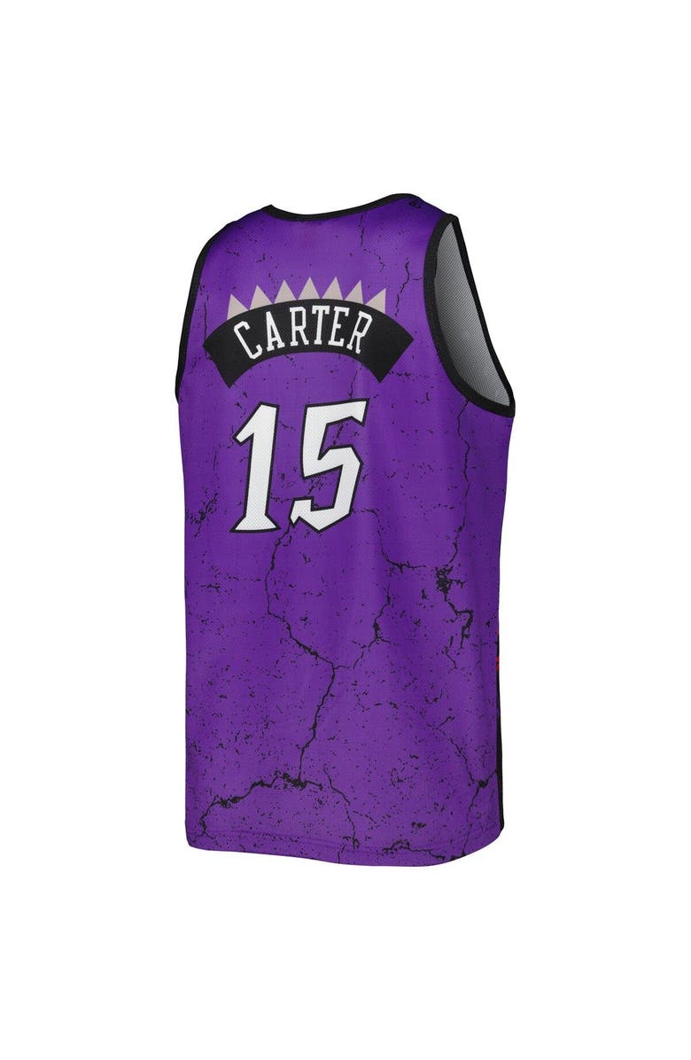 Mitchell & Ness Men's Mitchell & Ness Vince Carter Purple Toronto Raptors 1998-99 Hardwood Classics Player Burst Tank Top, Alternate, color, 
