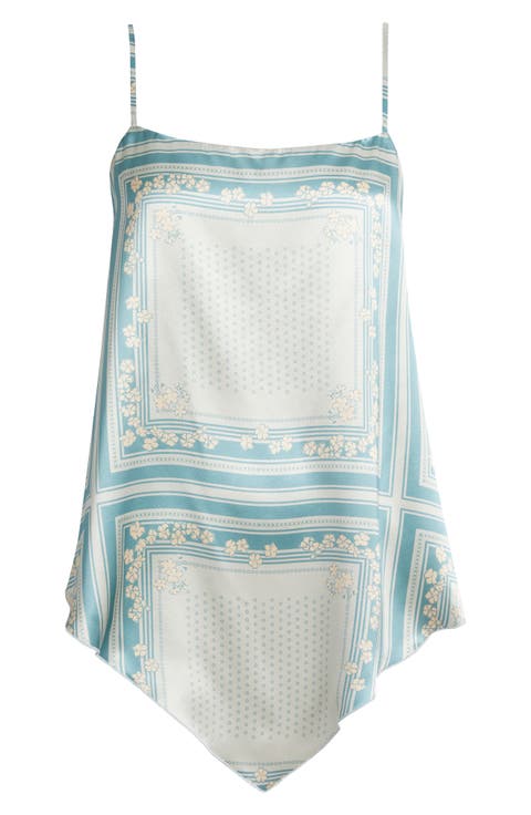 Esme Scarf Print Silk Camisole (Nordstrom Exclusive)