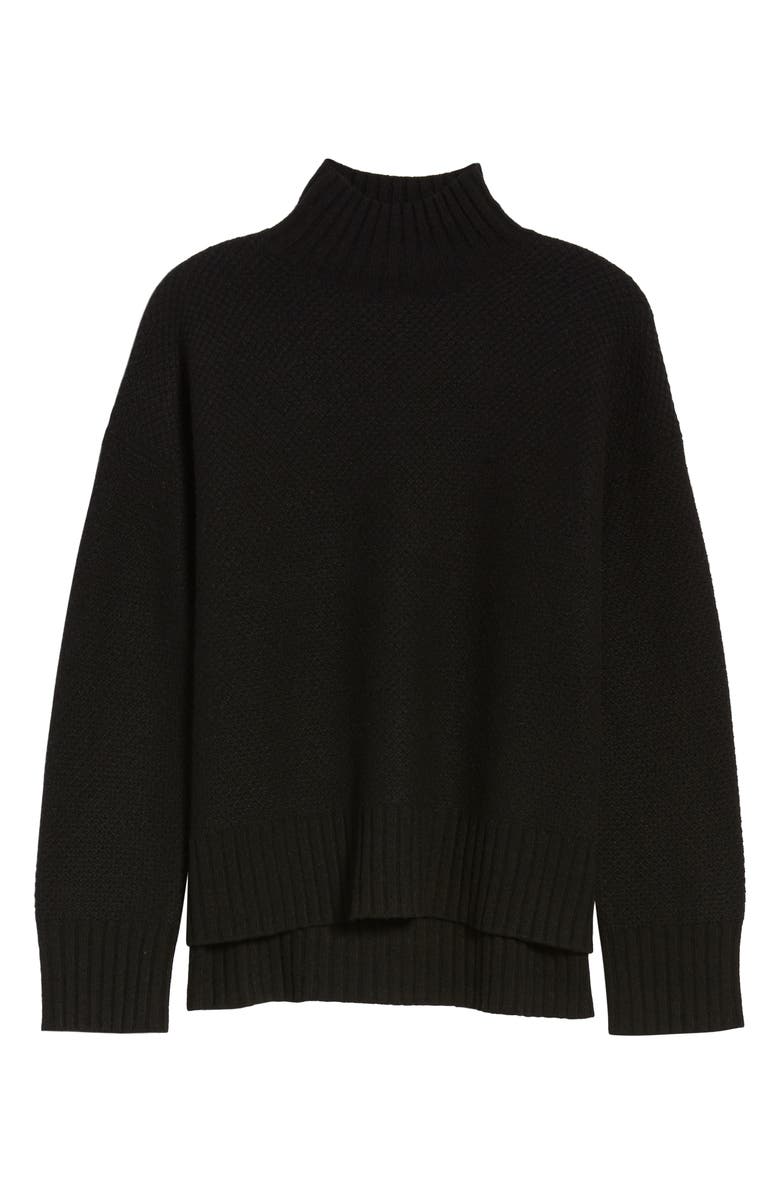 Everlane ReCashmere Textured Turtleneck Sweater, Main, color, 