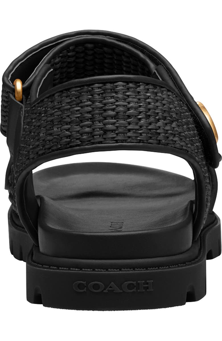 COACH Brynn Canvas Sandal, Alternate, color,