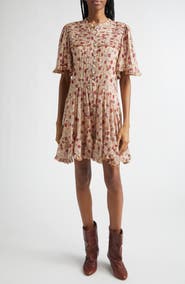 Isabel Marant Étoile Daynia Floral Cotton Blend Dress