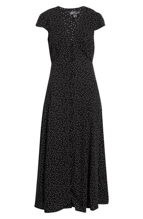 Avery Polka Dot Midi Dress