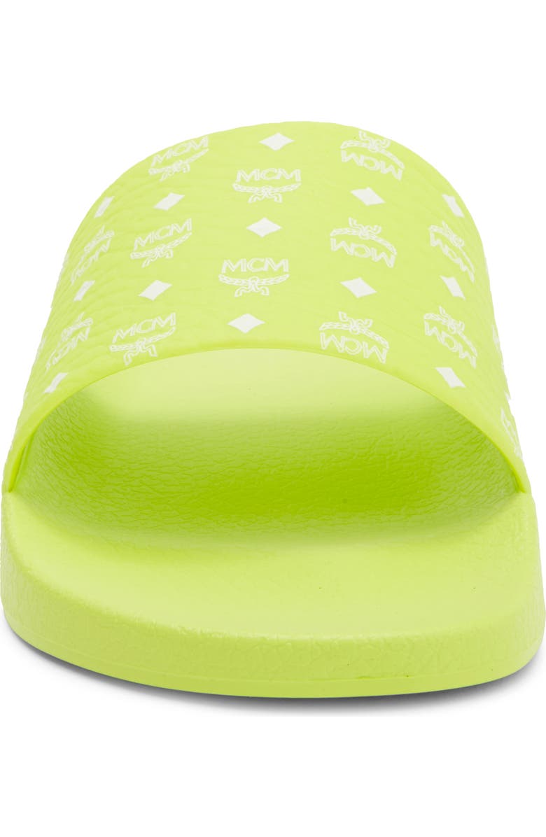 MCM Monogram Slide Sandal, Alternate, color,