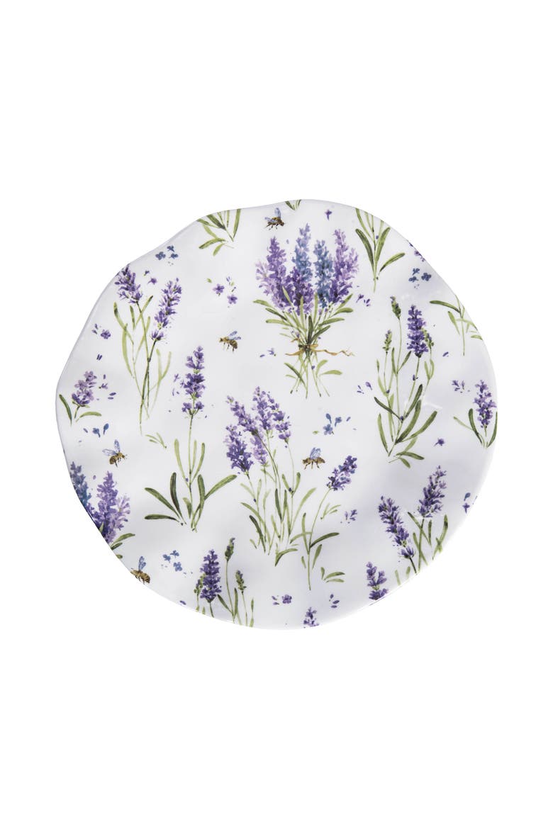 Lavender Fields Novelty Dinnerware Set of  2 Serving Plates, Main, color, Purple