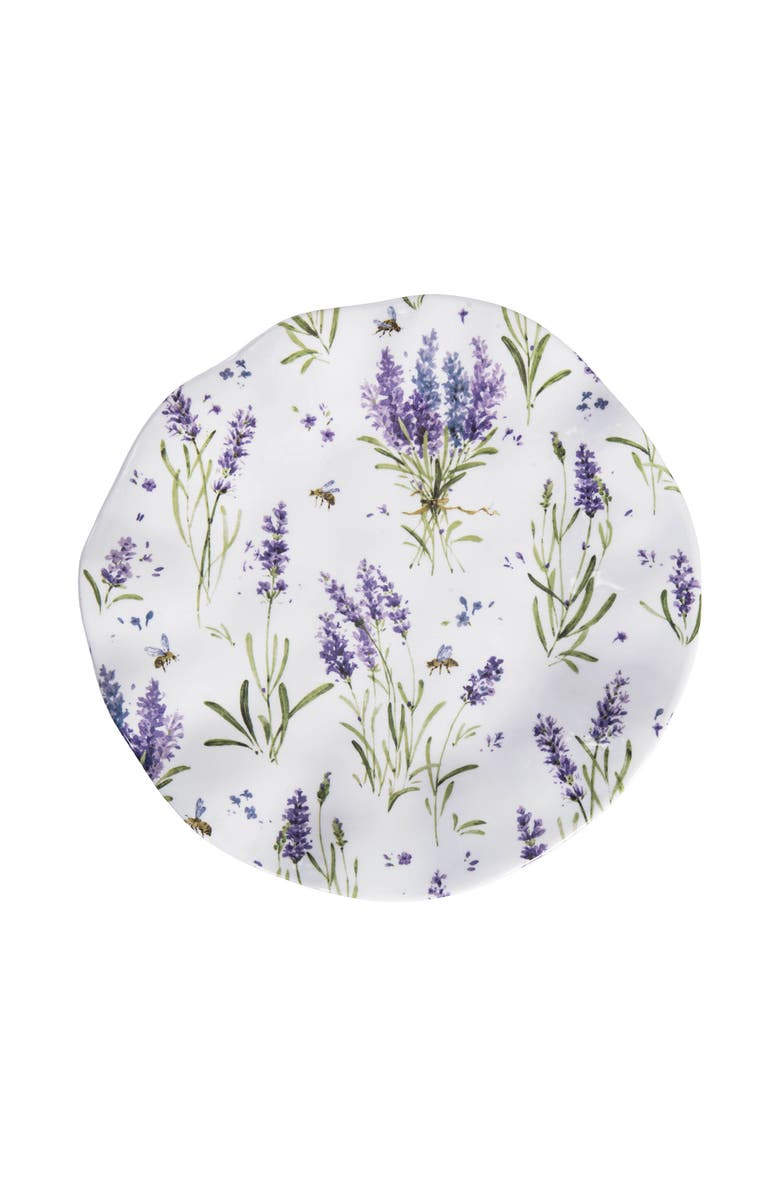 C&F Home Lavender Fields Novelty Dinnerware Set of  2 Serving Plates, Main, color, Purple