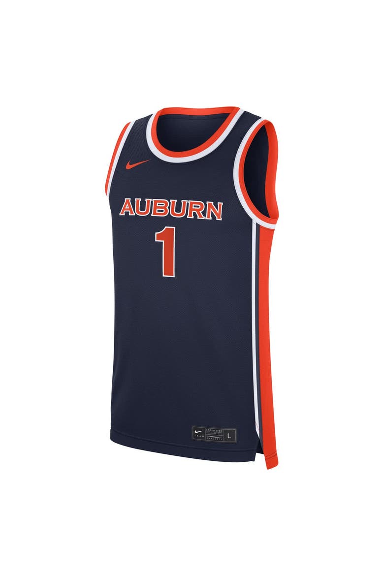 Youth Nike # Navy Auburn Tigers Replica Basketball Jersey, Alternate, color, Navy
