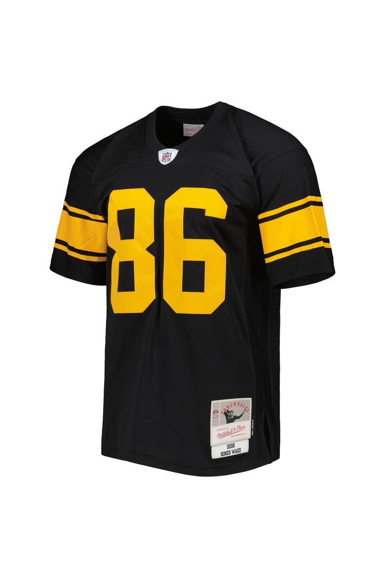 Men's Mitchell & Ness Hines Ward Black Pittsburgh Steelers Legacy Replica Jersey, Alternate, color, Black
