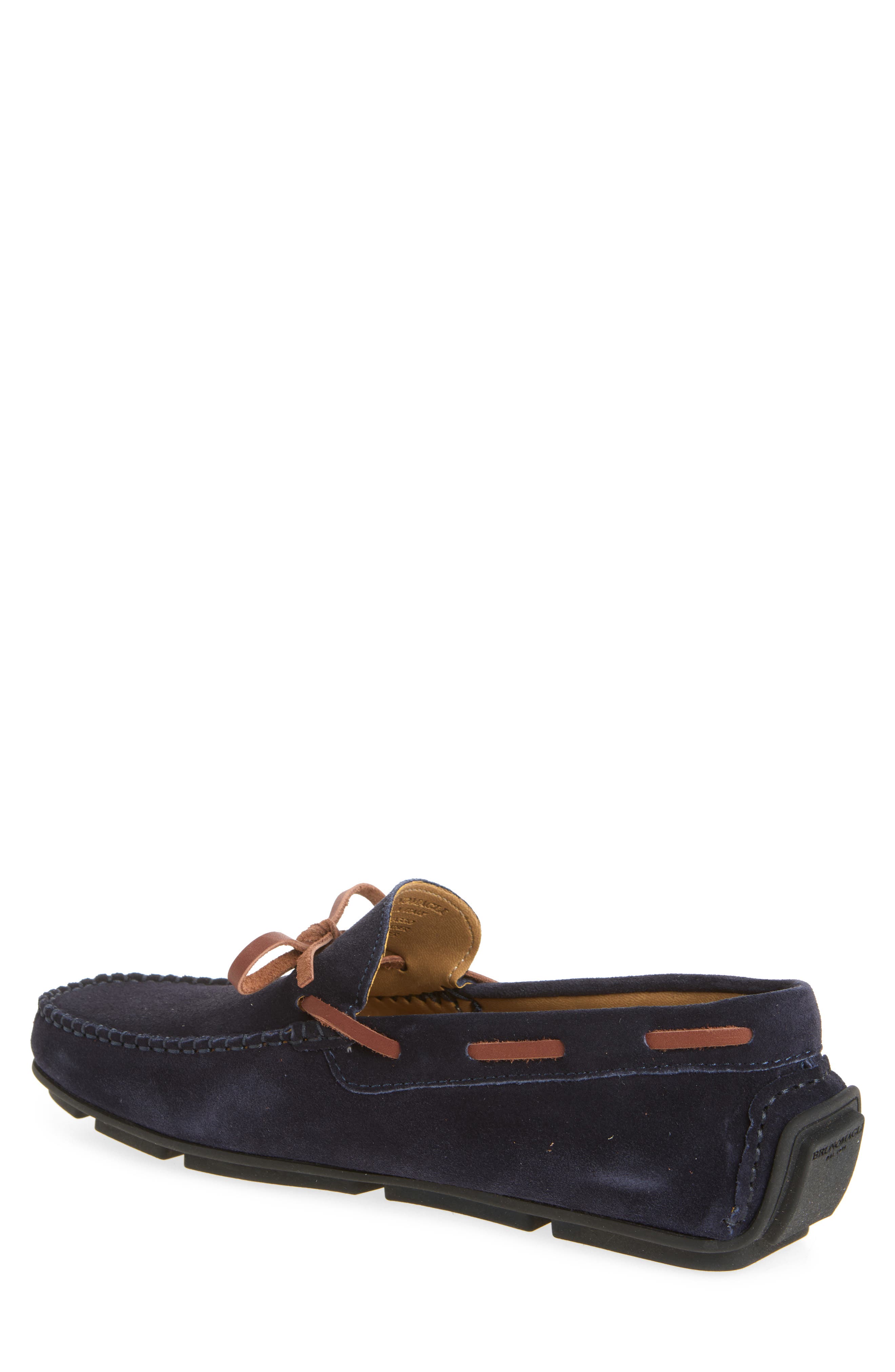 Bruno Magli Viaggio Driving Loafer, Alternate, color, Navy Suede