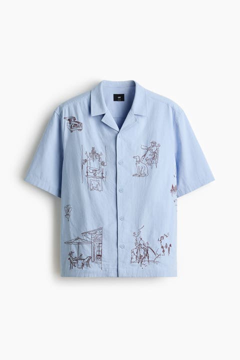 Relaxed Fit Cotton Resort Shirt