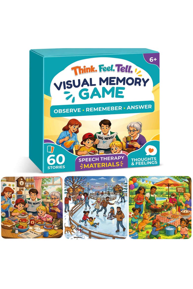 Kids Flash Cards & Social Skills Card Games - Realistic Educational Toys, Main, color, Conversation Story