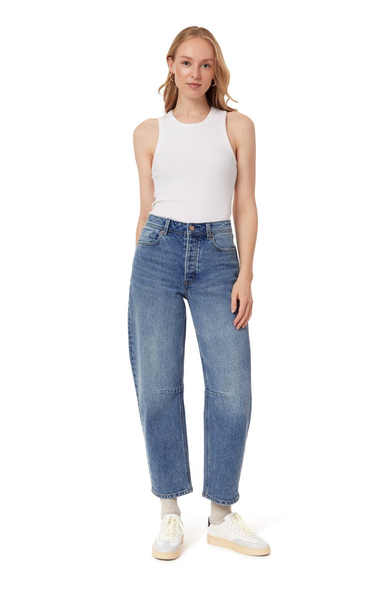 Scotch & Soda The Current High Waist Barrel Jeans, Alternate, color, Clinton Hill