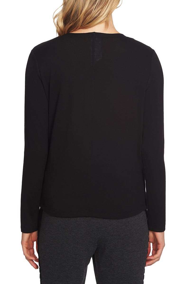 1.STATE Wrap Front Knit Top, Alternate, color,