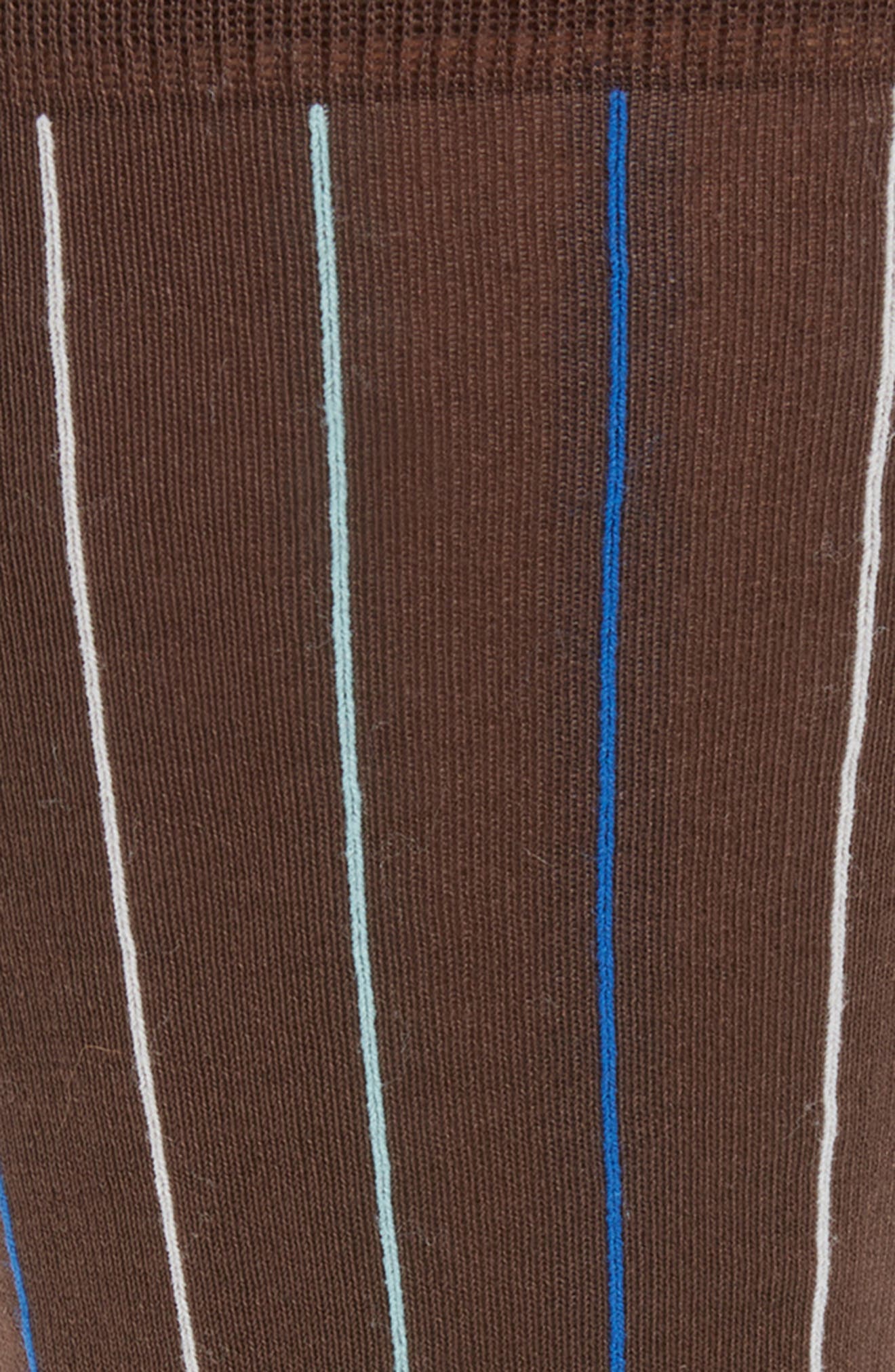 EDWARD ARMAH Pinstripe Tall Compression Dress Socks (Men) | Nordstromrack