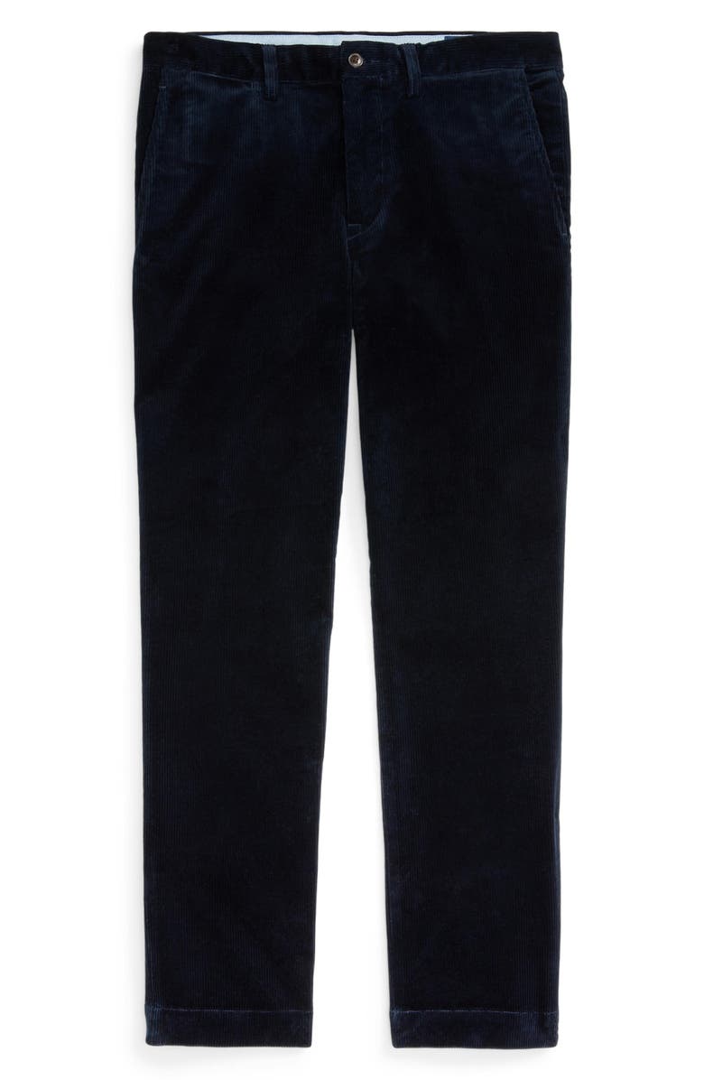 Polo Ralph Lauren Straight Fit Stretch Corduroy Chinos, Alternate, color, Aviator Navy