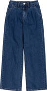 Joe's Jeans Kids' Mia Pleated High Waist Wide Leg Jeans