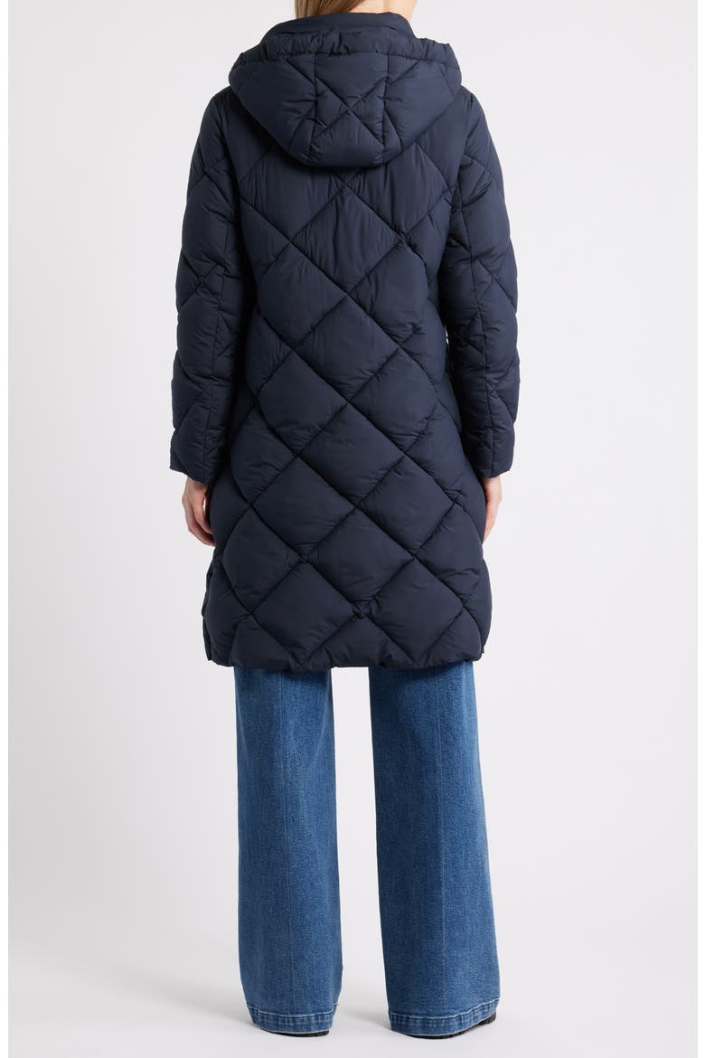 Hooded Puffer Coat, Alternate, color, NAVY