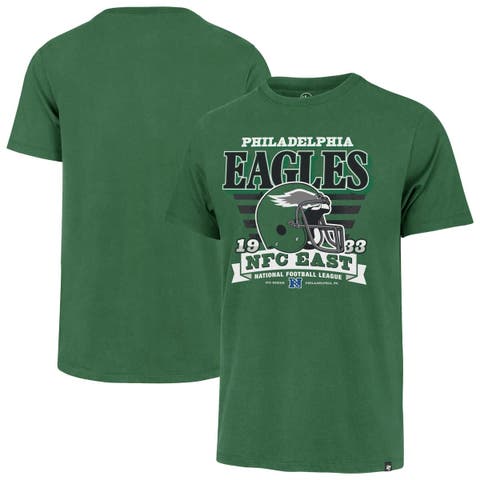 Men
s 
47 Kelly Green Philadelphia Eagles Stripe Splash Franklin Throwback T-Shirt