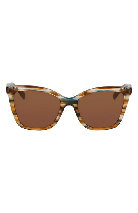 Le Pliage 54mm Gradient Cat Eye Sunglasses