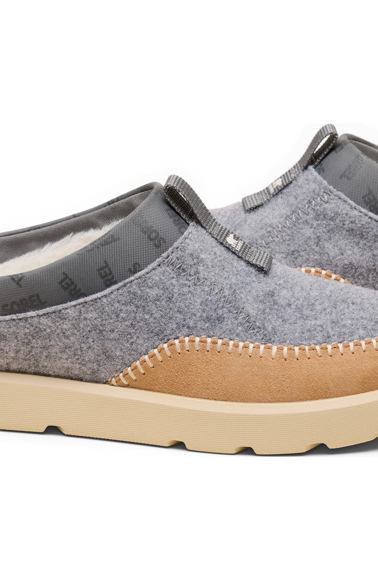 SOREL Byways<sup>™</sup> Faux Fur Lined Mule Slipper, Alternate, color, Quarry/ Tawny Buff