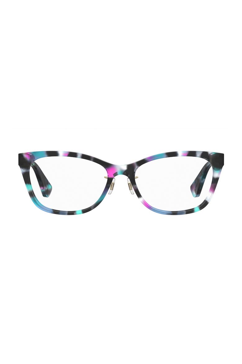 posi 53mm cat eye optical glasses, Main, color, GREEN PINK HAVANA