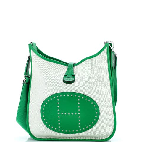 Evelyne Bag Gen III Toile and Leather PM