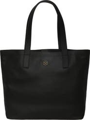 GORSKI Leather Tote Bag with Removable Zipped Pouch