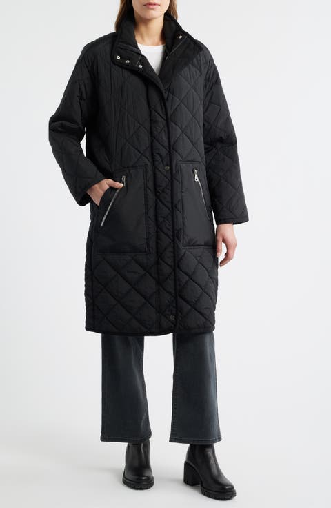 Quilted Long Coat