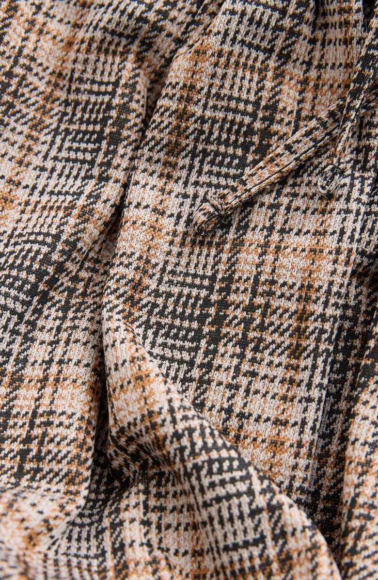 NEXT Kids' Graphic T-Shirt & Plaid Bubble Hem Skirt Set, Alternate, color, Grey