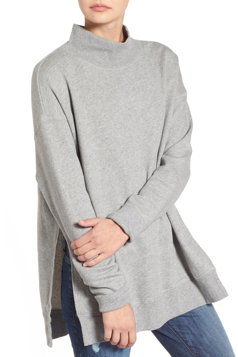 'Sidewinder' Wool Pullover, Alternate, color, GREY