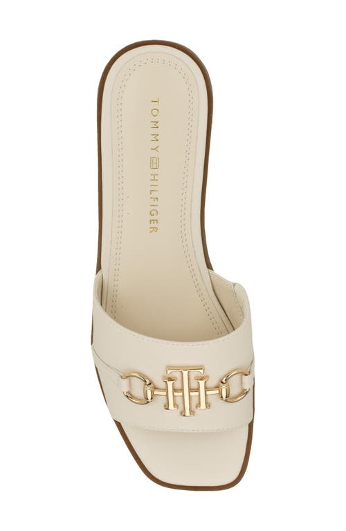 Tommy Hilfiger Pipper Slide Sandal In White