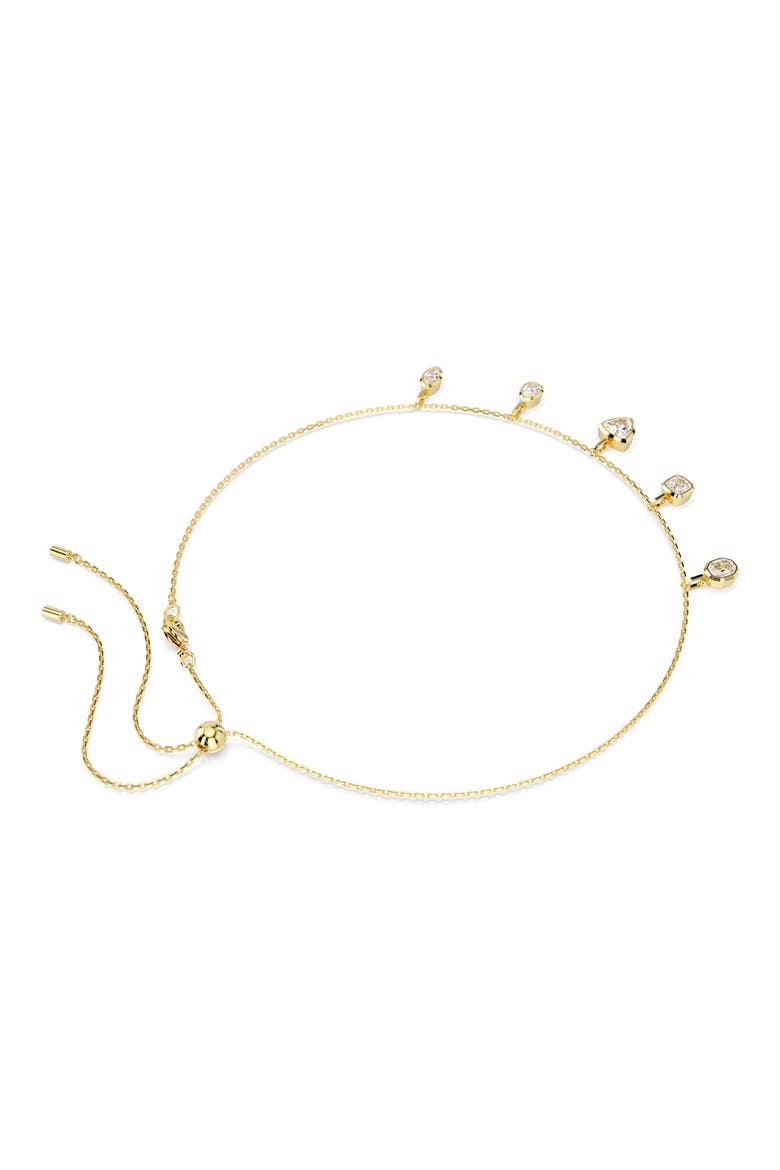 Imber Crystal Charm Necklace, Alternate, color, WHITE/ GOLD