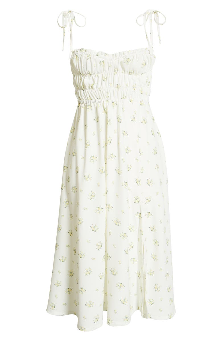 HOUSE OF CB Christabel Shirred Midi Dress, Alternate, color,