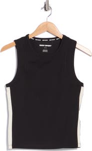 DKNY Side Stripe Crewneck Tank