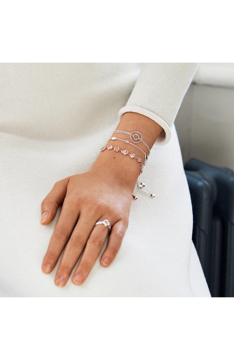 Monica Vinader Riva Mini Circle Diamond Bracelet, Alternate, color, 