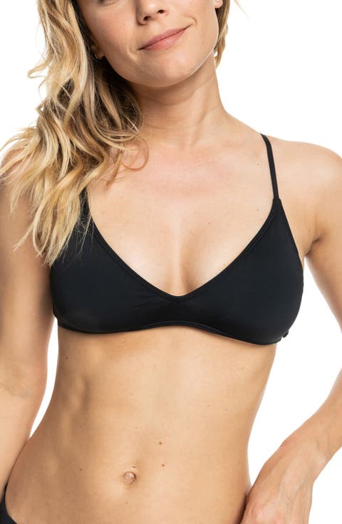 Beach Classics Strappy Athletic Triangle Bikini Top